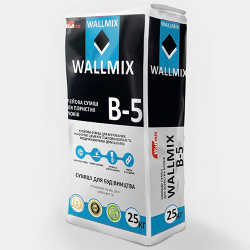 Клей для газоблоку 25кг WALLMIX B5