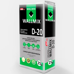 Самовирвнююча сумш для пдлоги 25кг Wallmix D20